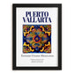 Puerto Vallarta, Mexico – Tourist Destination Poster, in sleek black frame