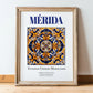Mérida, Mexico – Global Wall Art, in wooden frame leaning on the floor