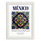 México, Mexico – Wanderlust-Inspired Poster, placed in minimal white frame