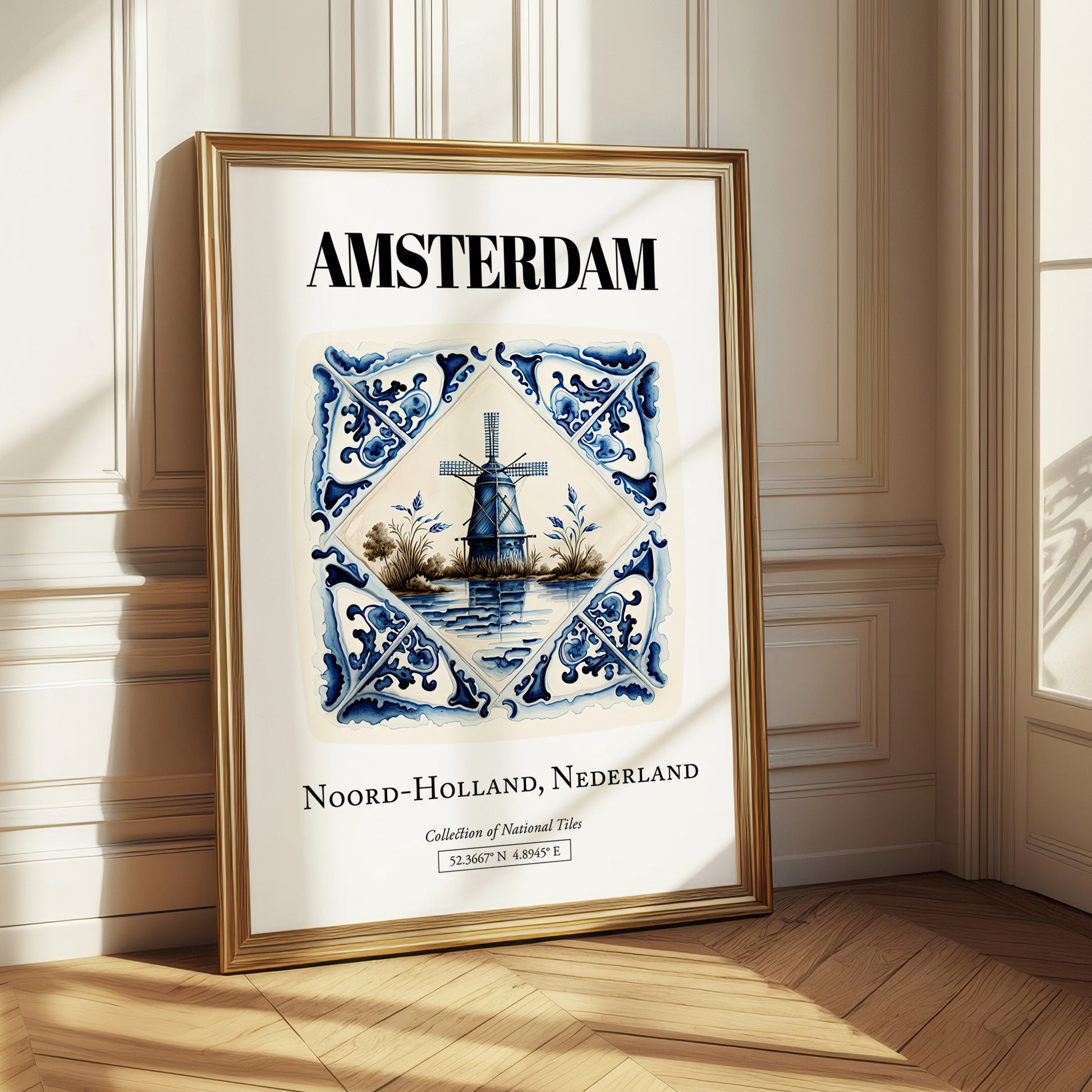 Amsterdam, Netherlands – Travel Wall Decor, styled in a charming Paris street view