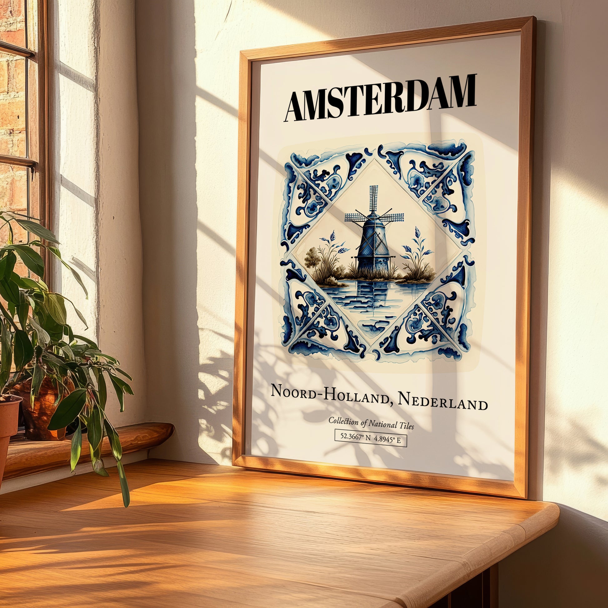 Amsterdam, Netherlands – Travel Wall Decor, clean layout with no caption