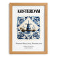 Amsterdam, Netherlands – Travel Wall Decor, set in oak frame