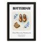 Rotterdam, Netherlands – Travel Poster, in sleek black frame