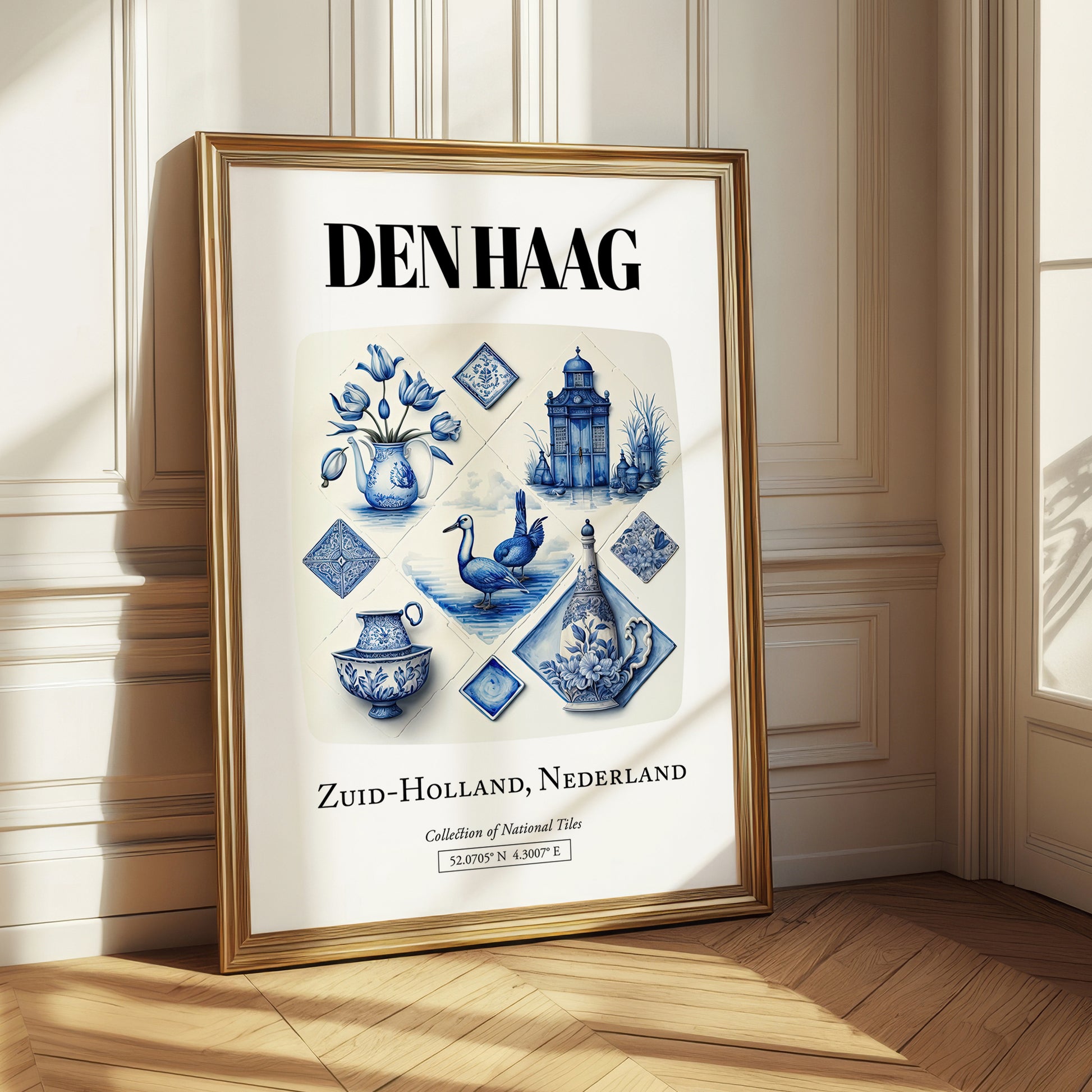 Den Haag, Netherlands – World Travel Art, styled in a charming Paris street view