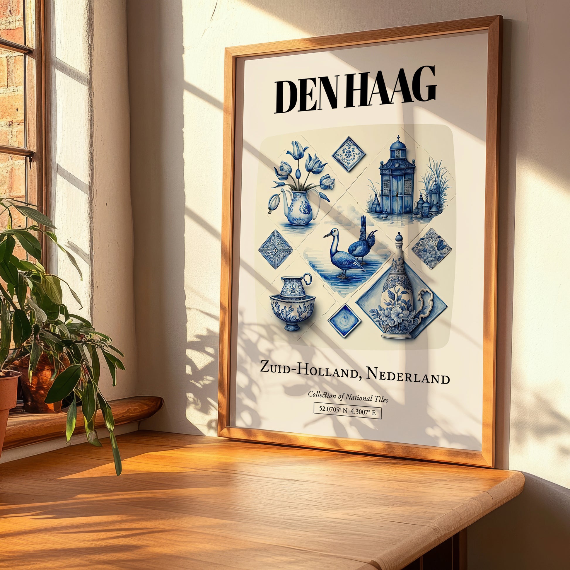 Den Haag, Netherlands – World Travel Art, clean layout with no caption
