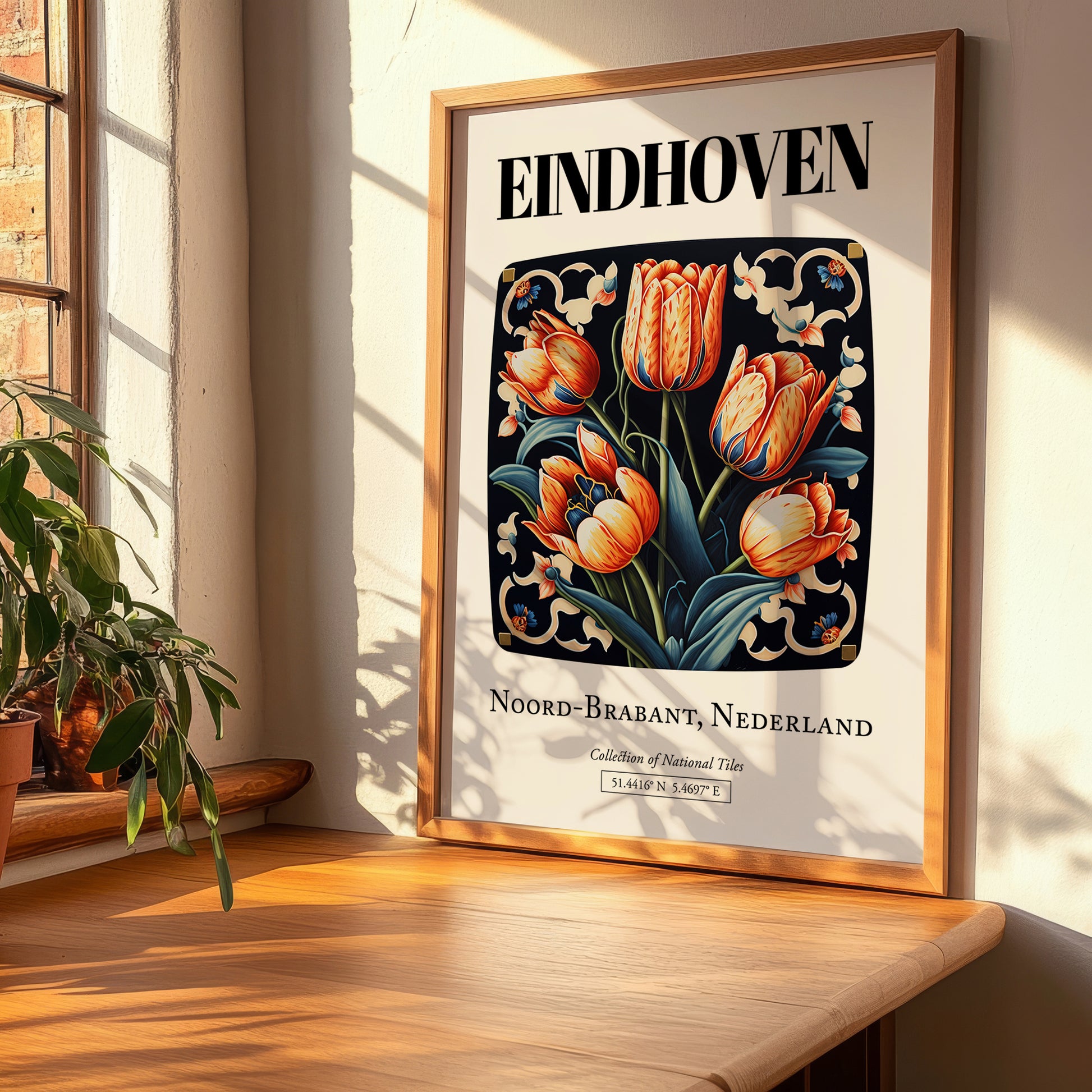 Eindhoven, Netherlands – Travel Print, clean layout with no caption
