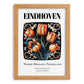 Eindhoven, Netherlands – Travel Print, set in oak frame
