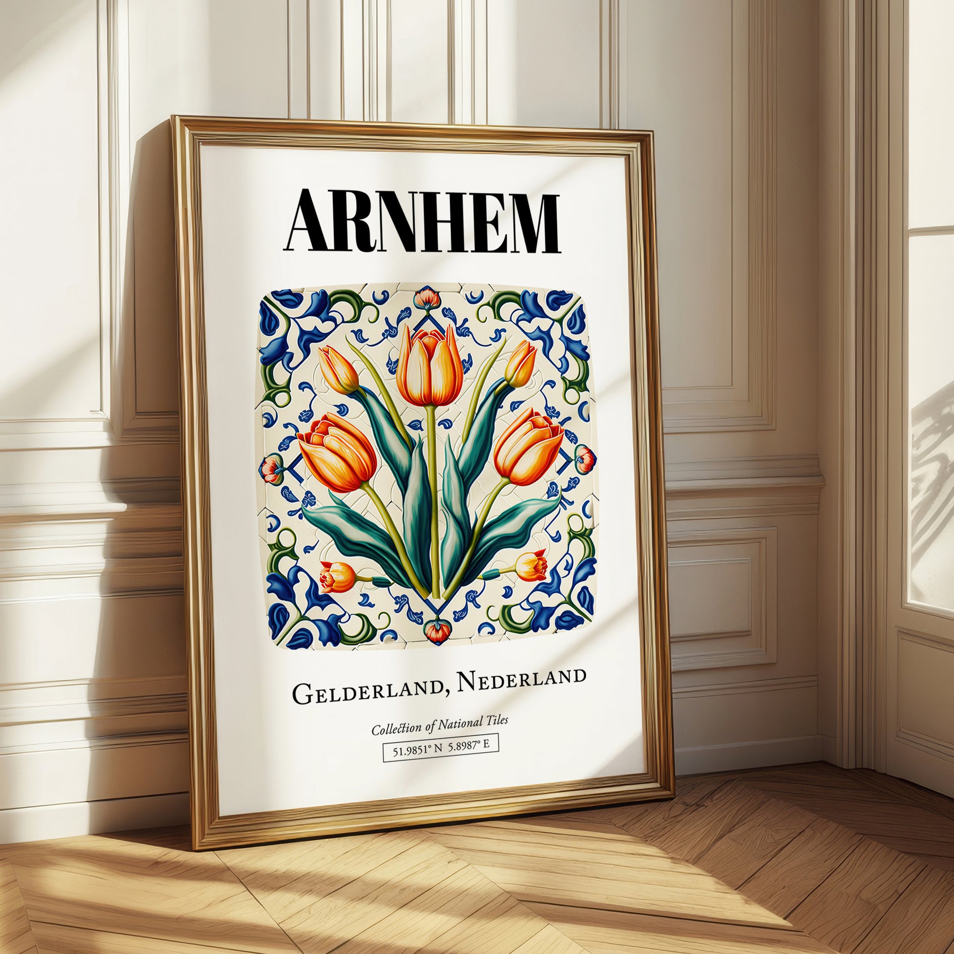 Arnhem, Netherlands – Travel Print, styled in a charming Paris street view