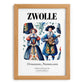 Zwolle, Netherlands – Wanderlust Wall Decor, set in oak frame