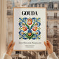 Gouda, Netherlands – Illustrated Travel Poster