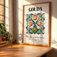 Gouda, Netherlands – Illustrated Travel Poster, clean layout with no caption