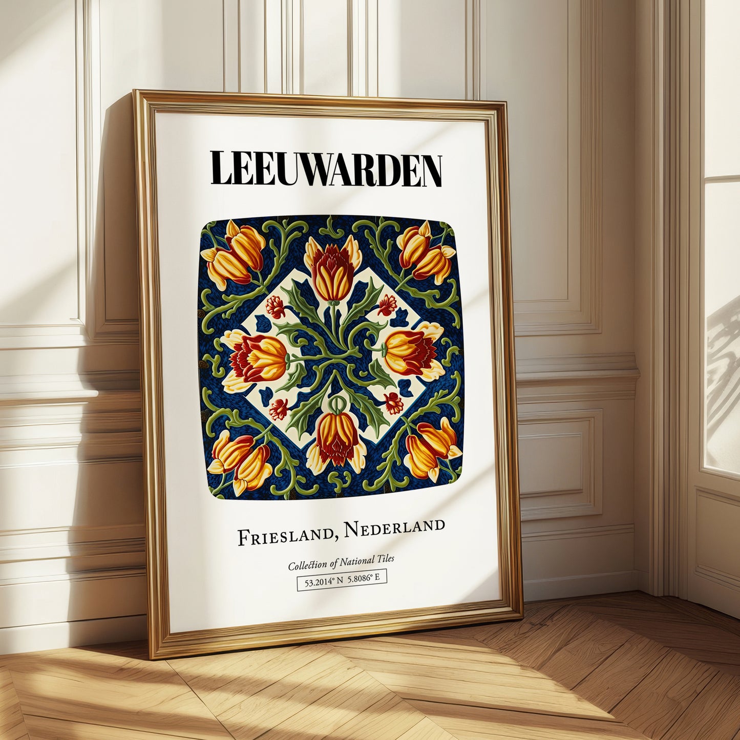 Leeuwarden, Netherlands – Wanderlust-Inspired Poster, styled in a charming Paris street view