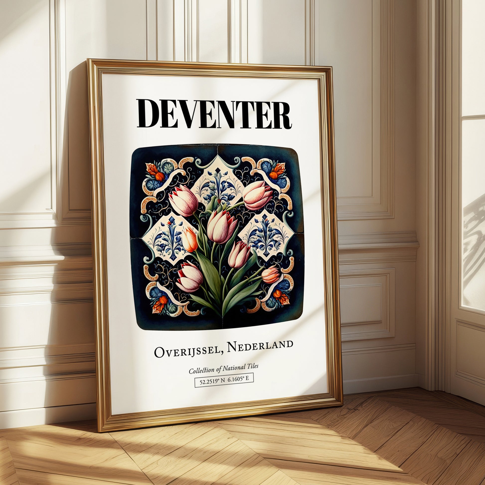 Deventer, Netherlands – Wanderlust-Inspired Poster, styled in a charming Paris street view