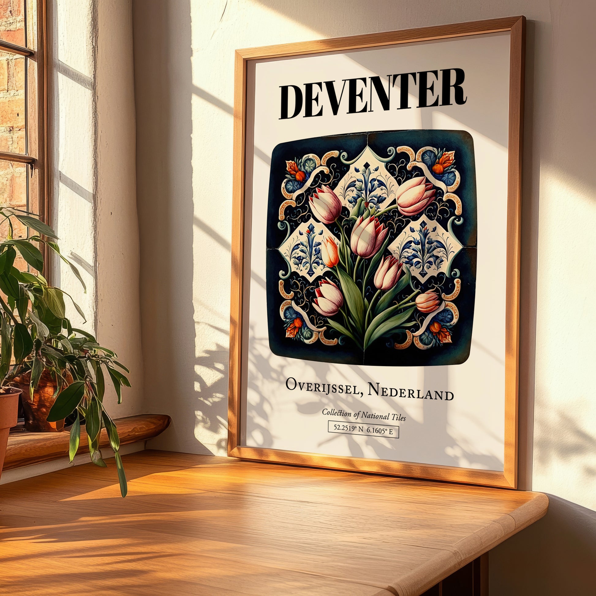 Deventer, Netherlands – Wanderlust-Inspired Poster, clean layout with no caption