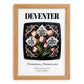 Deventer, Netherlands – Wanderlust-Inspired Poster, set in oak frame