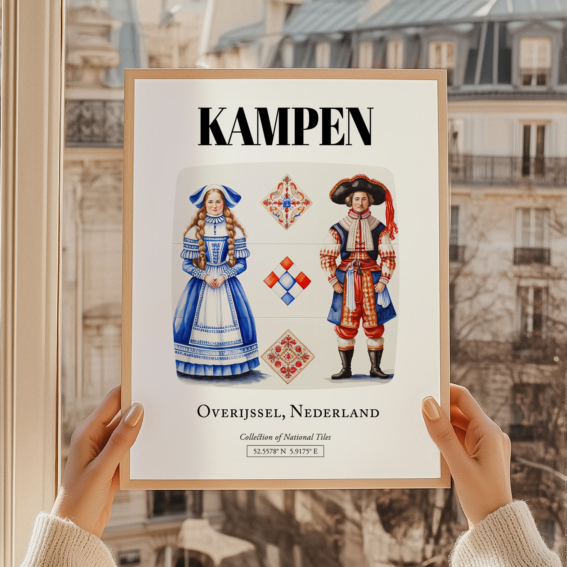 Kampen, Netherlands – Wanderlust-Inspired Poster