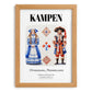 Kampen, Netherlands – Wanderlust-Inspired Poster, set in oak frame