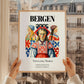 Bergen, Norway – Minimalist Travel Print