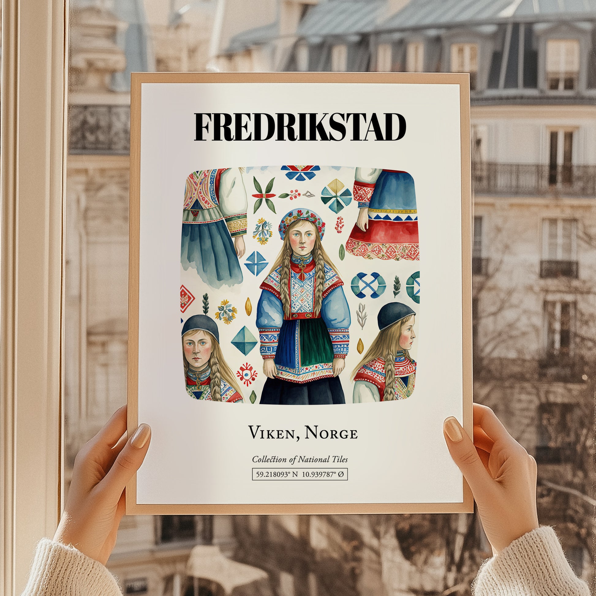 Fredrikstad, Norway – Travel Poster
