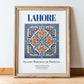 Lahore, Pakistan – Travel Wall Art, in wooden frame leaning on the floor