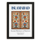 Islamabad, Pakistan – Travel Poster, in sleek black frame