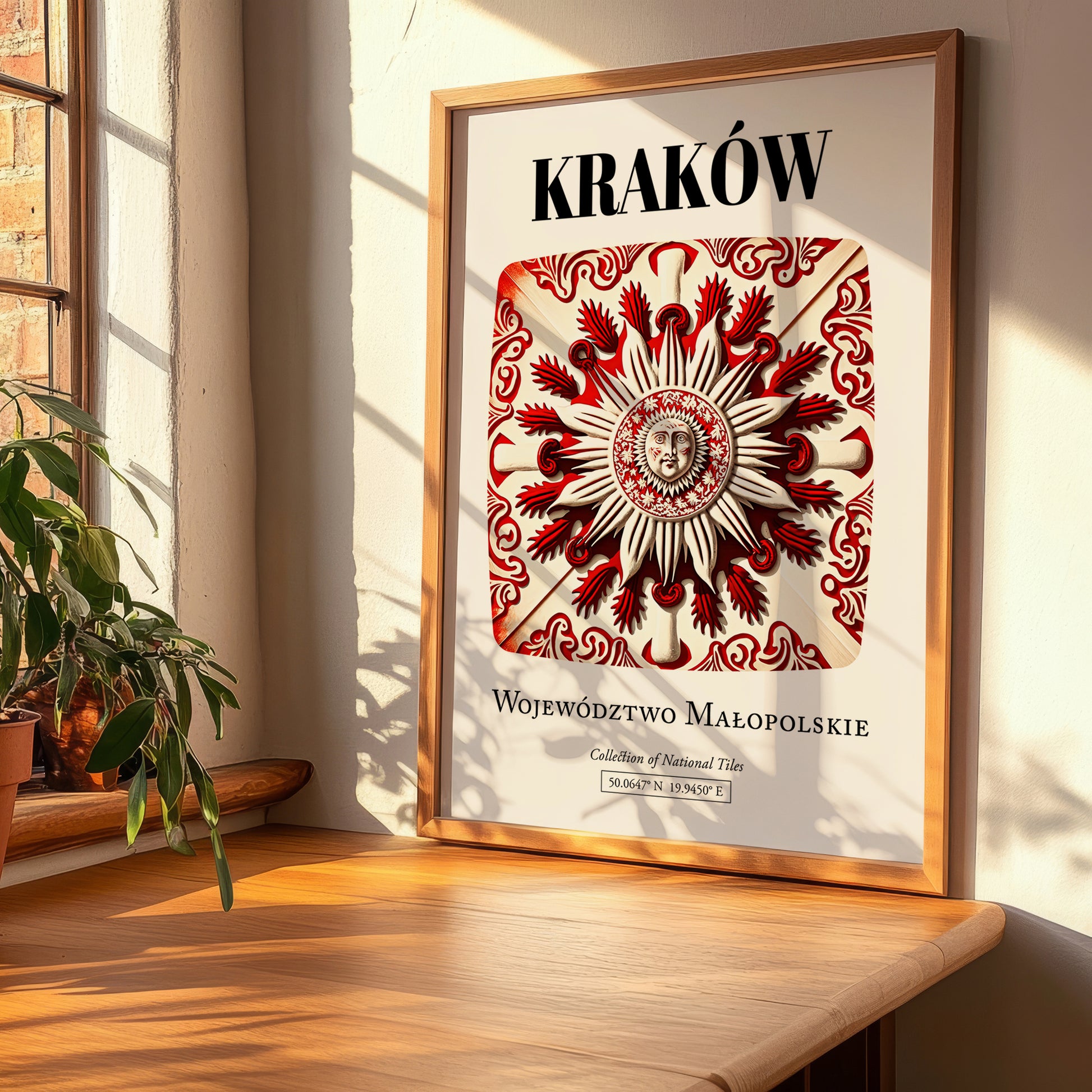 Kraków, Poland – Travel Print, clean layout with no caption