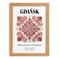 Gdańsk, Poland – Travel Wall Art, set in oak frame