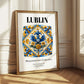 Lublin, Poland – Travel Poster, styled in a charming Paris street view