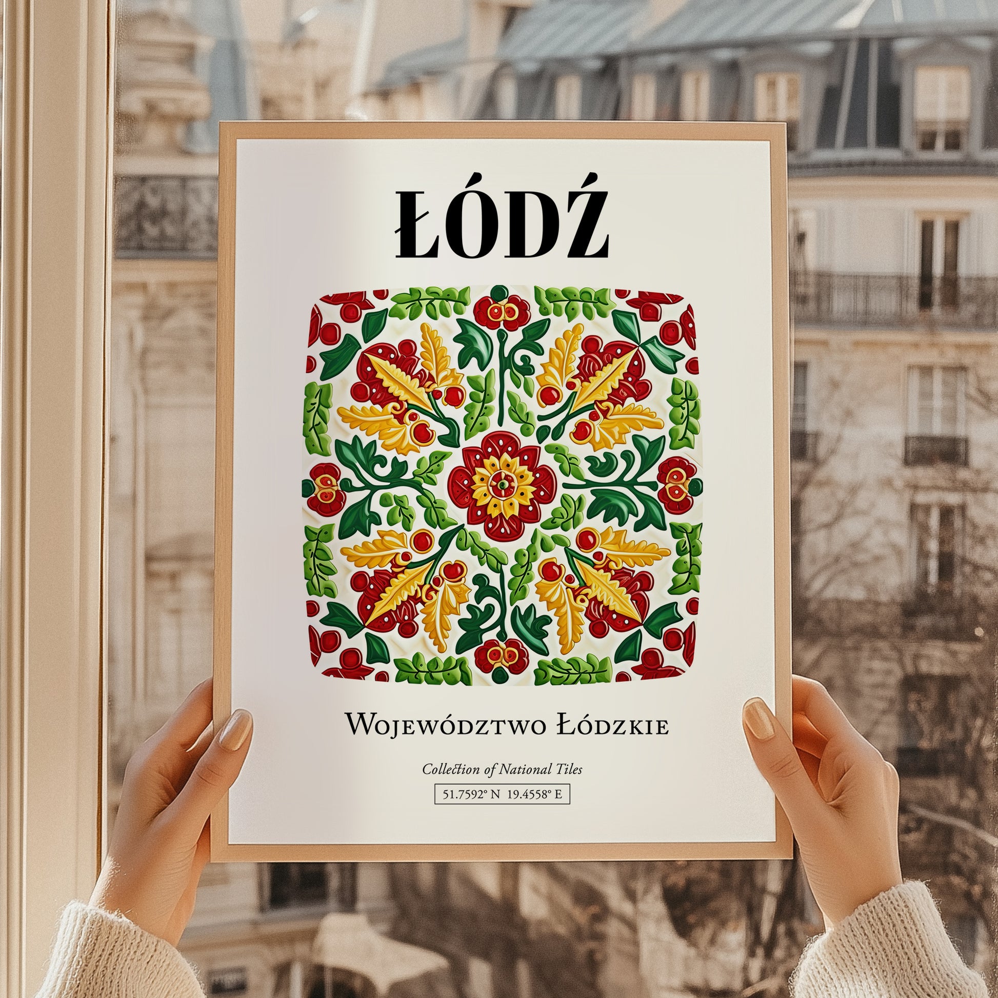 Łódź, Poland – Wanderlust-Inspired Poster