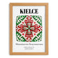 Kielce, Poland – Travel Print, set in oak frame