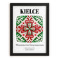 Kielce, Poland – Travel Print, in sleek black frame