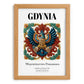 Gdynia, Poland – Travel Print, set in oak frame