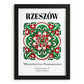 Rzeszów, Poland – Travel Wall Decor, in sleek black frame