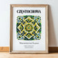 Częstochowa, Poland – Travel Poster, in wooden frame leaning on the floor