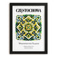 Częstochowa, Poland – Travel Poster, in sleek black frame