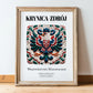 Krynica-zdrój, Poland – Dream Destination Decor, in wooden frame leaning on the floor