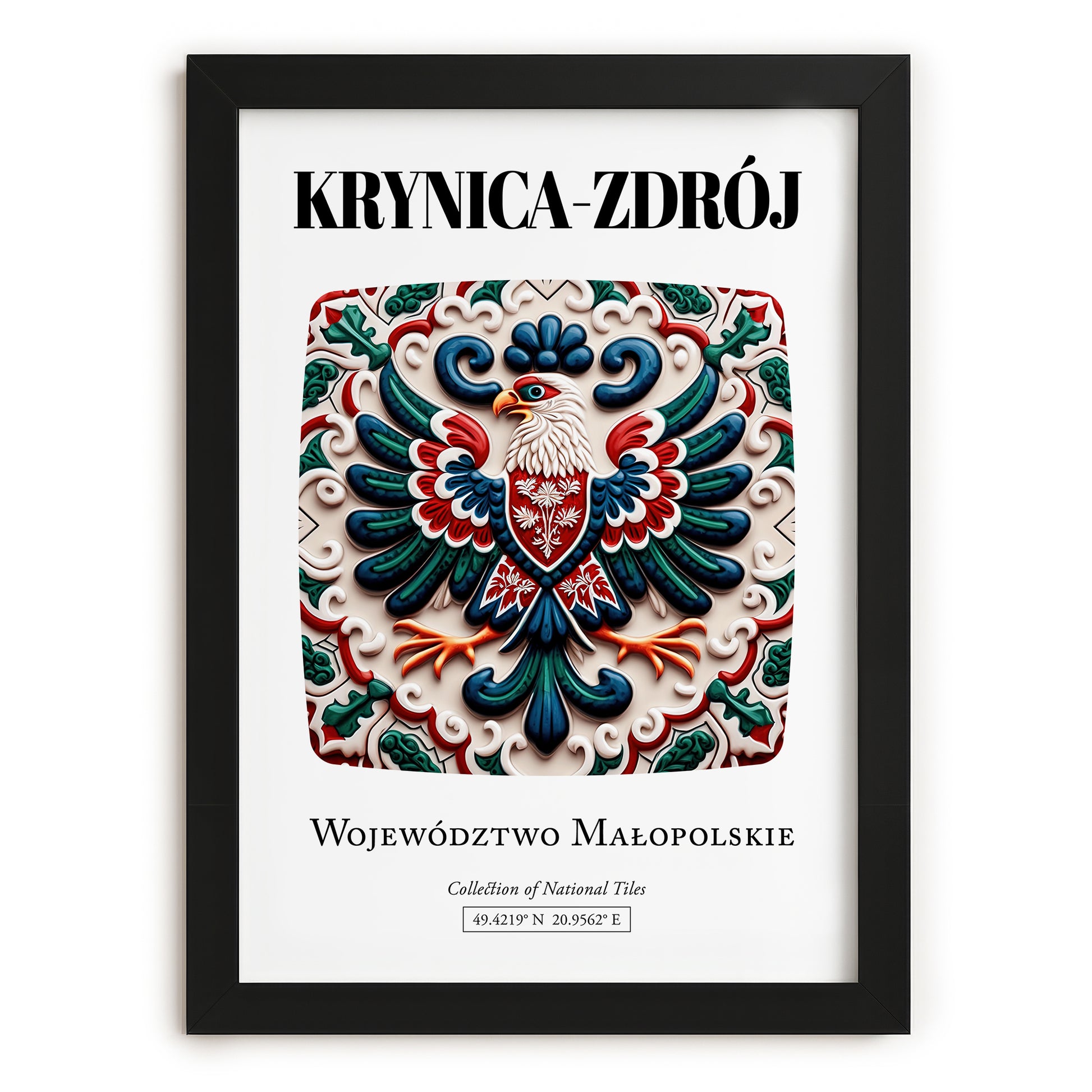 Krynica-zdrój, Poland – Dream Destination Decor, in sleek black frame