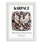 Karpacz, Poland – National Pride Wall Decor, placed in minimal white frame