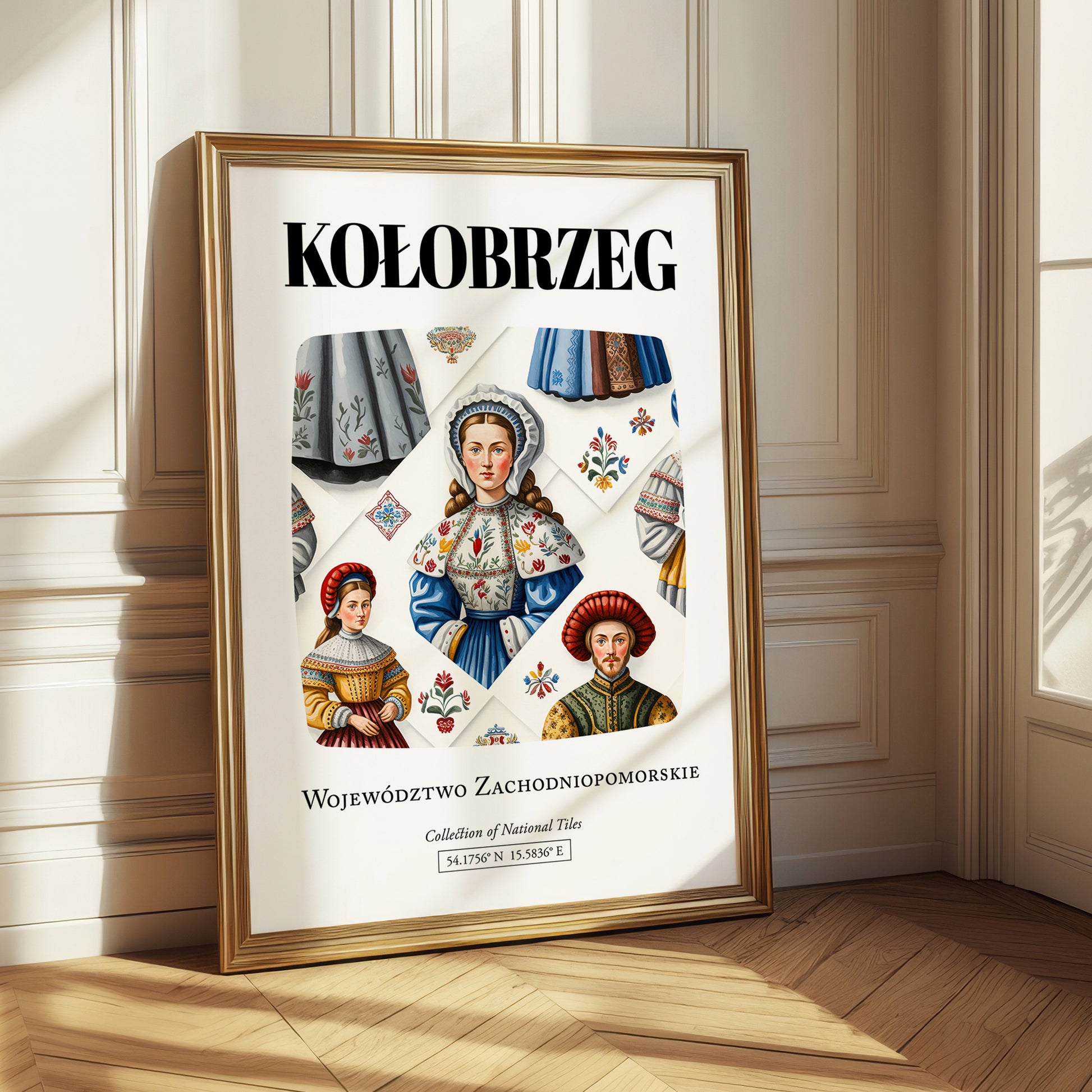 Kołobrzeg, Poland – Travel Wall Decor, styled in a charming Paris street view