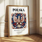 Polska, Poland – Travel Poster, styled in a charming Paris street view