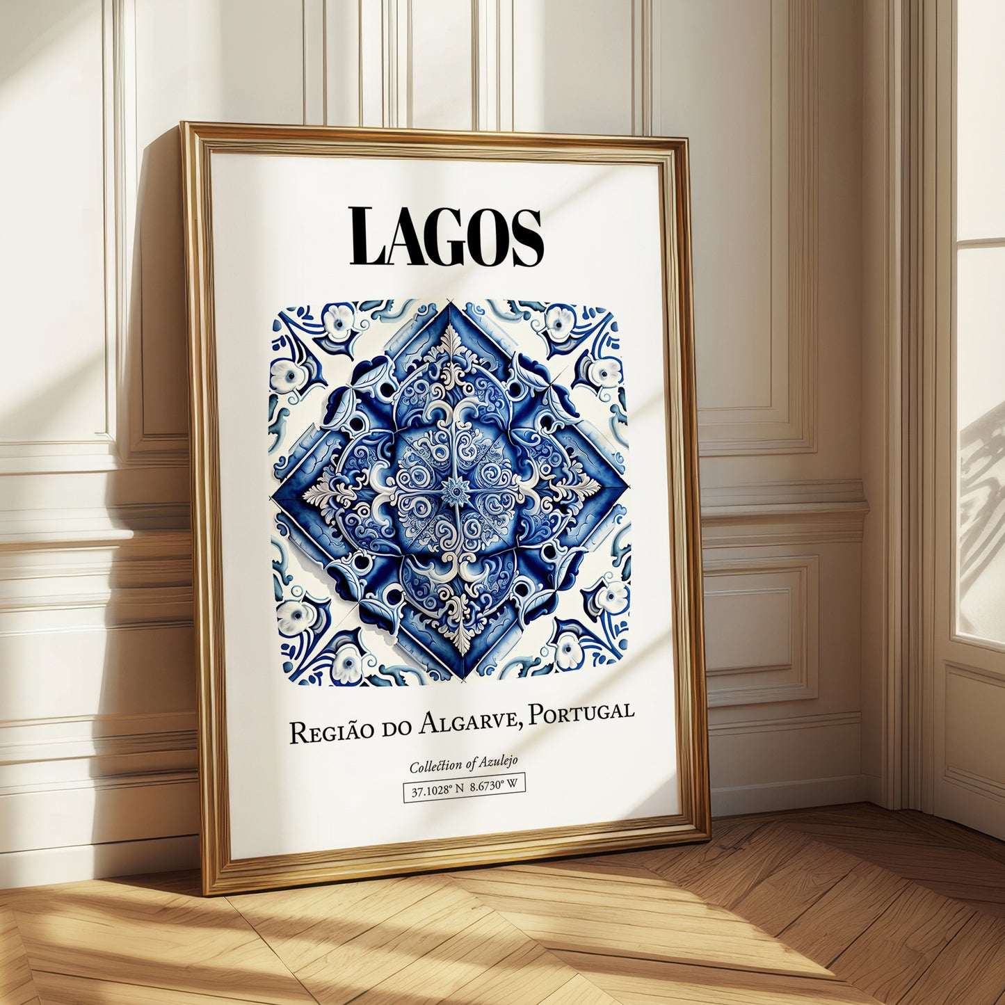 Lagos, Portugal – Historic Cities Art Print, styled in a charming Paris street view