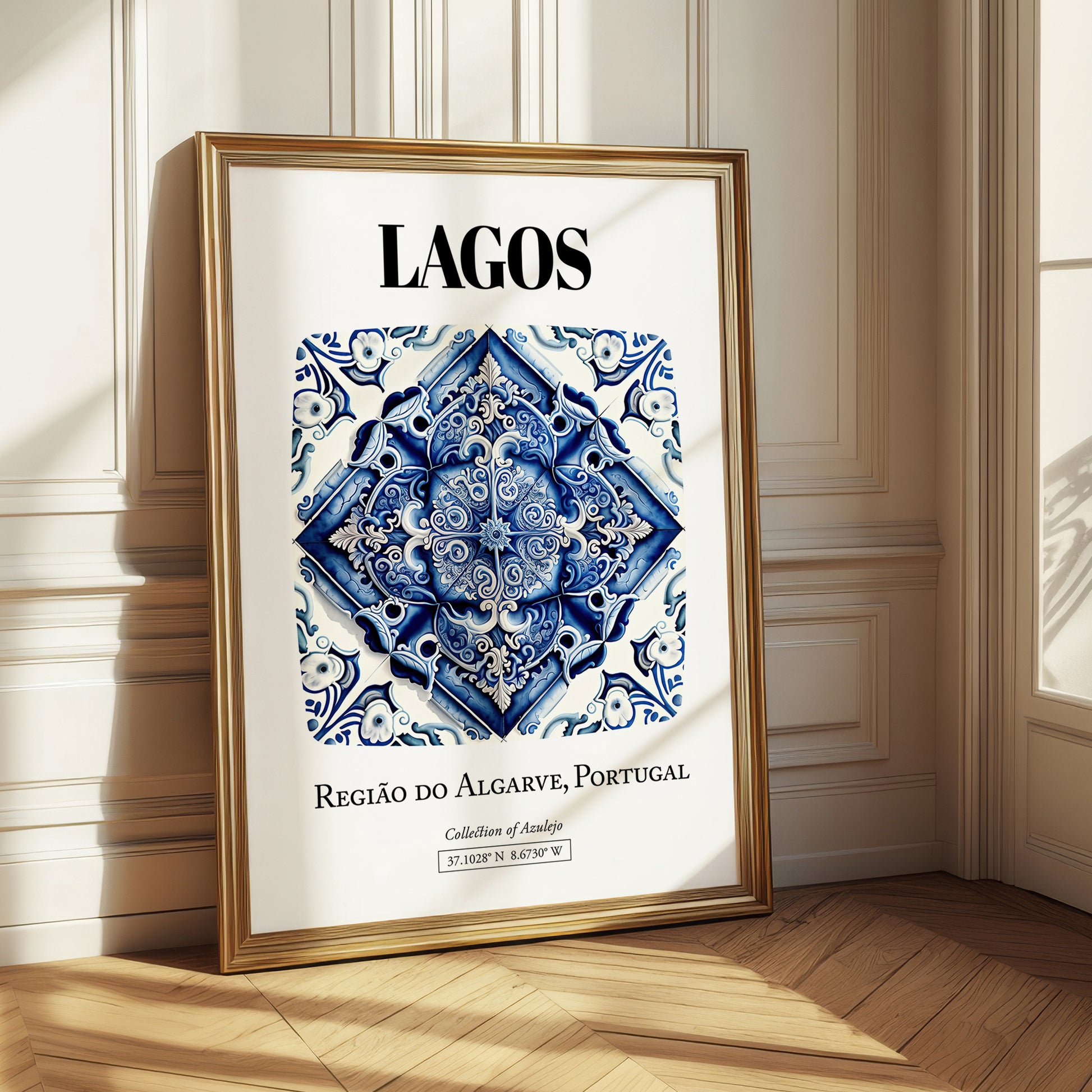 Lagos, Portugal – Historic Cities Art Print, styled in a charming Paris street view