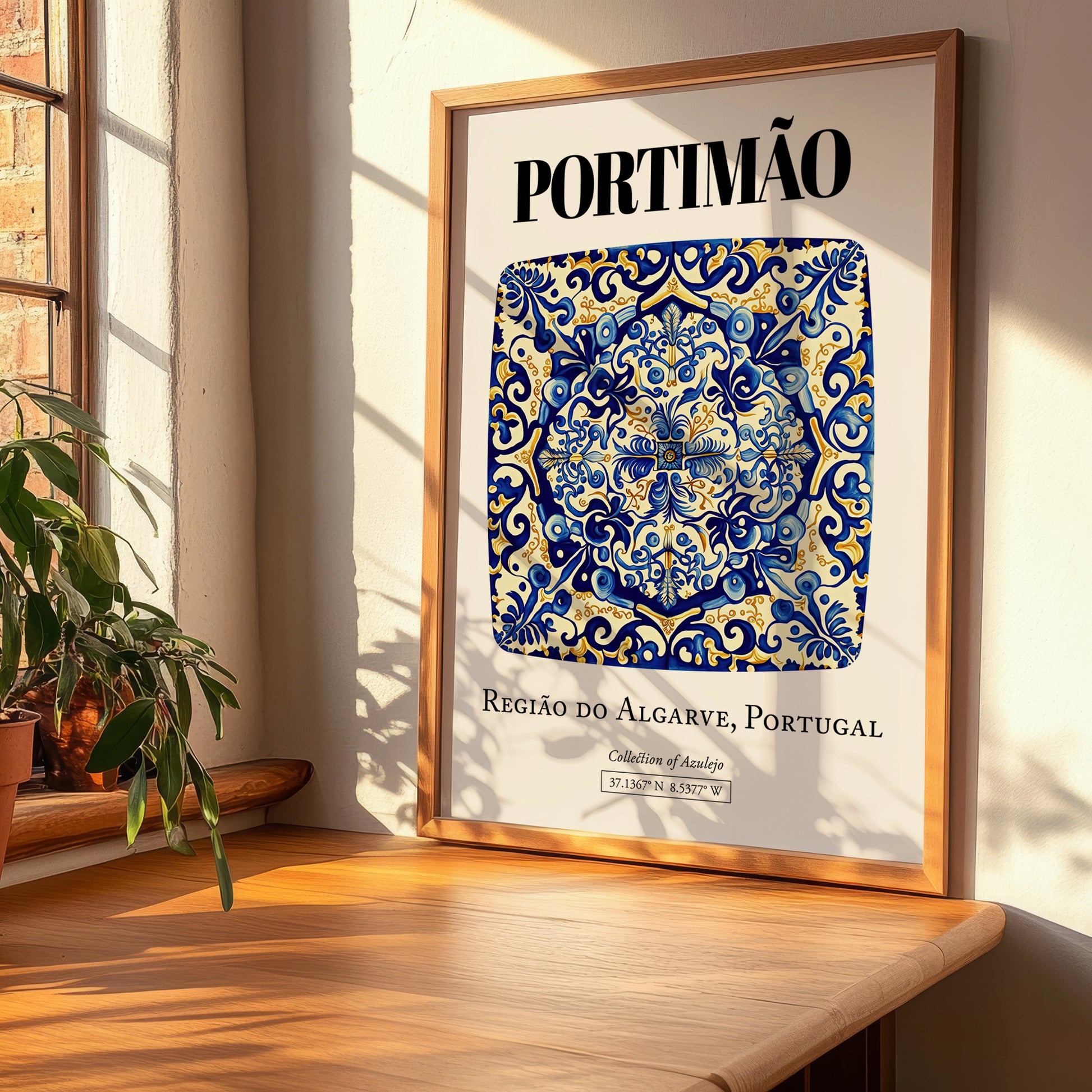 Portimão, Portugal – Historic Cities Art Print, clean layout with no caption