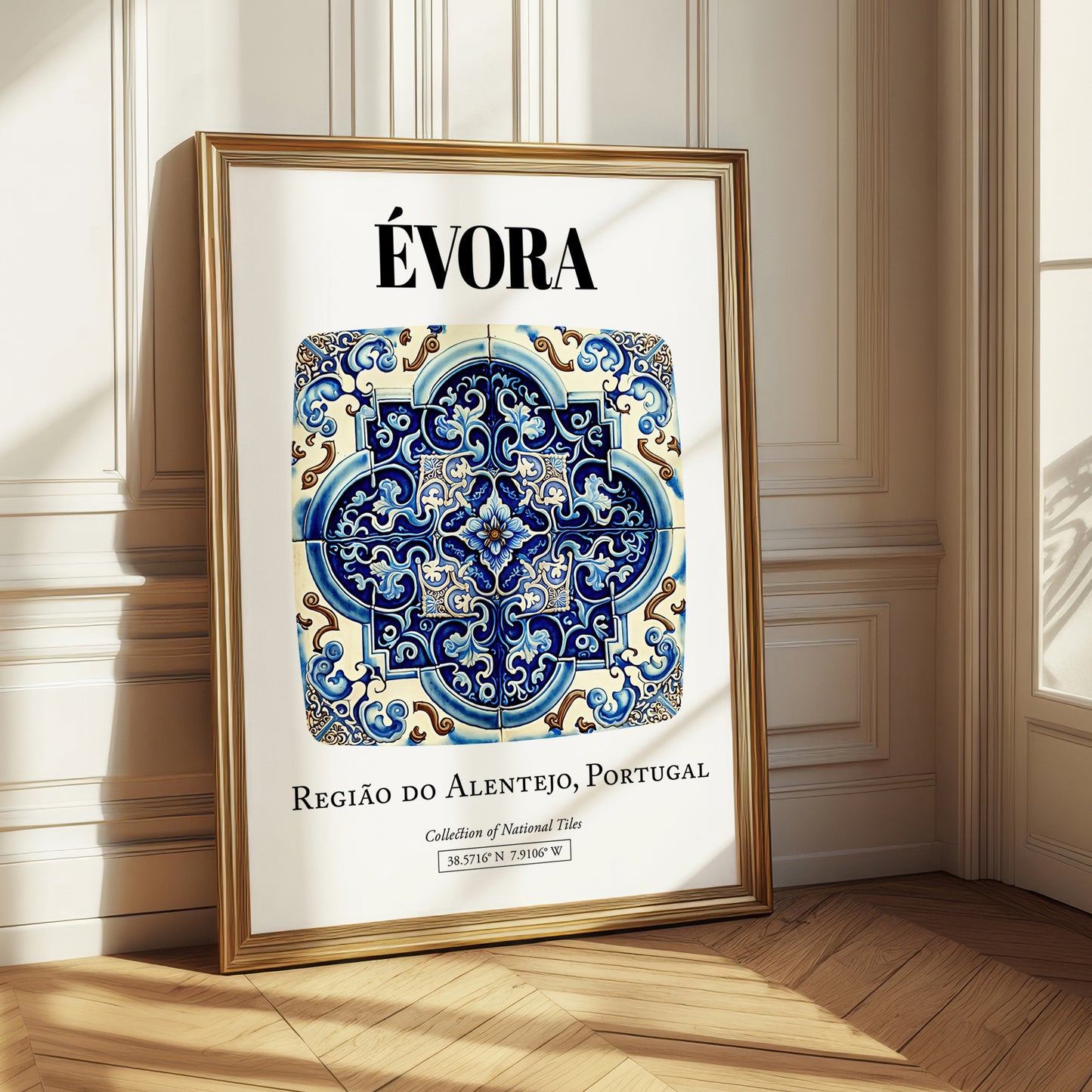 Évora, Portugal – National Pride Wall Decor, styled in a charming Paris street view