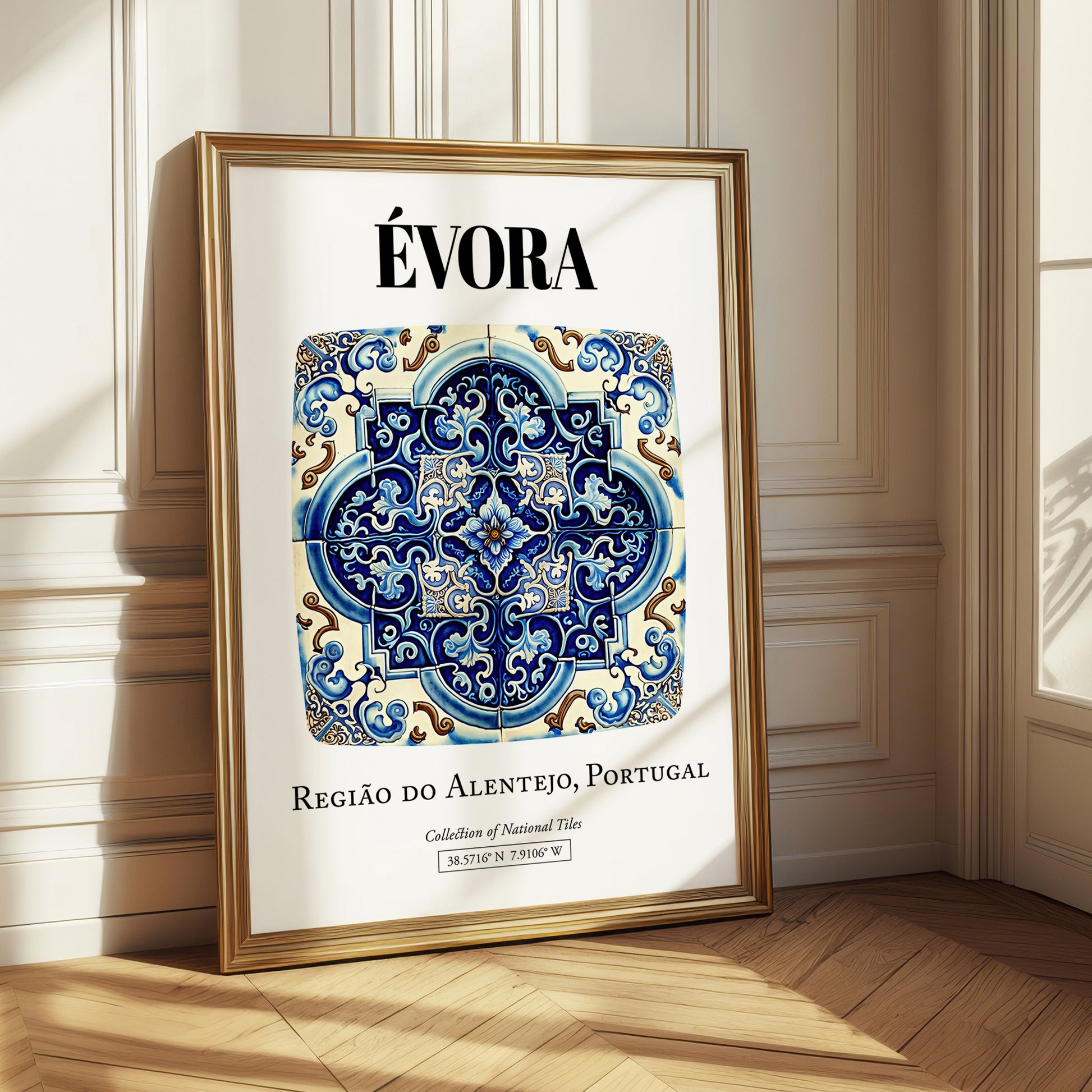 Évora, Portugal – National Pride Wall Decor, styled in a charming Paris street view