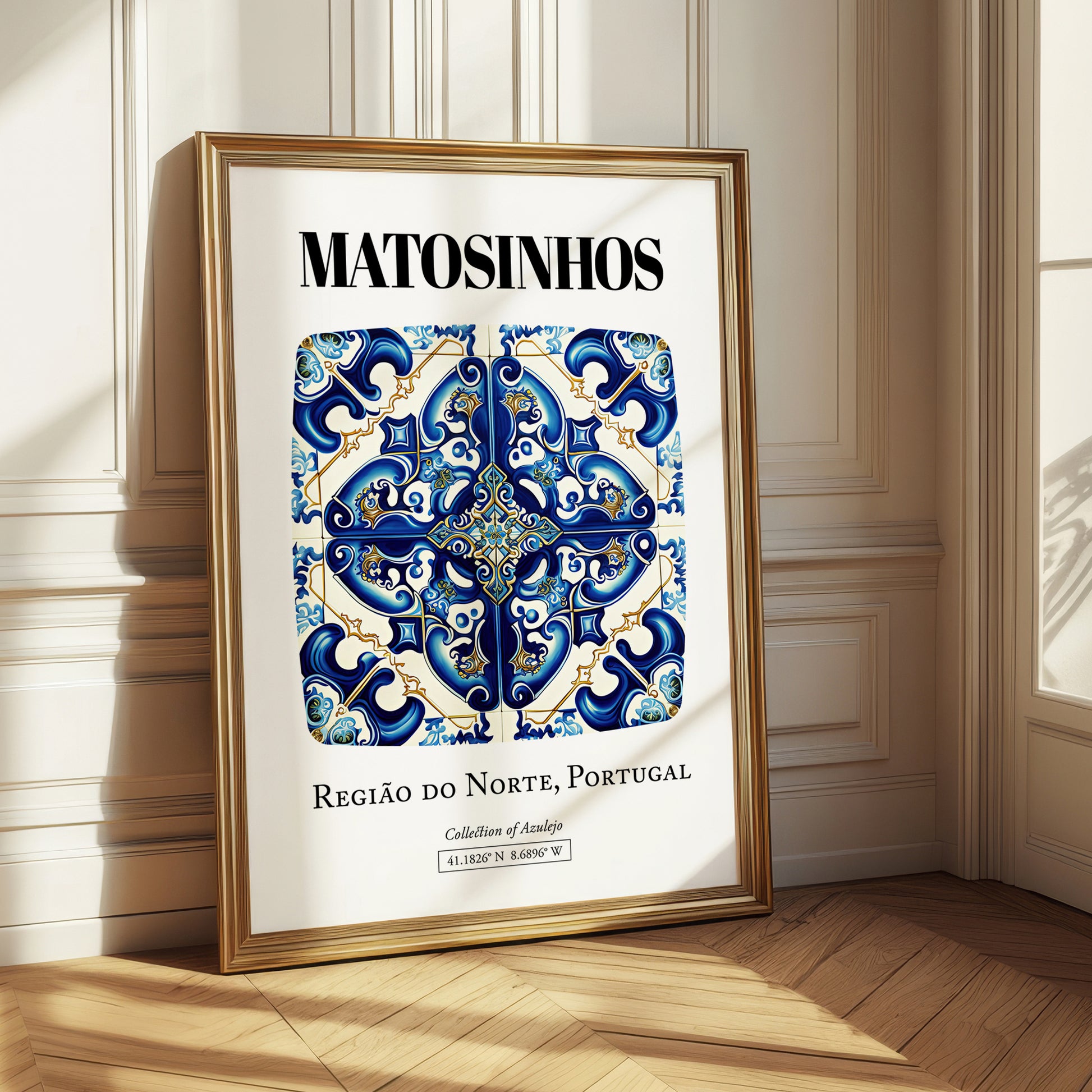 Matosinhos, Portugal – Travel Wall Decor, styled in a charming Paris street view