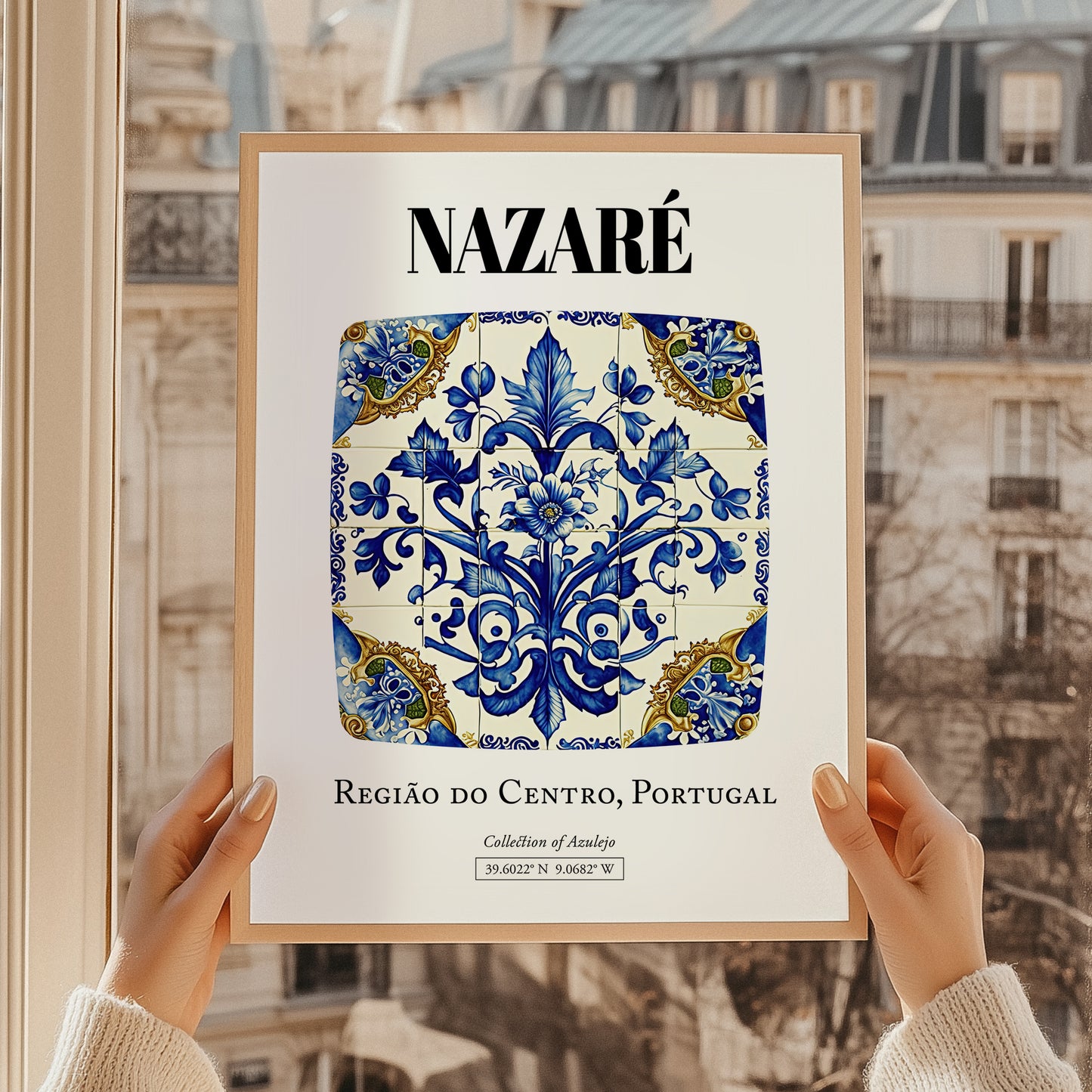 Nazaré, Portugal – Retro Travel Poster