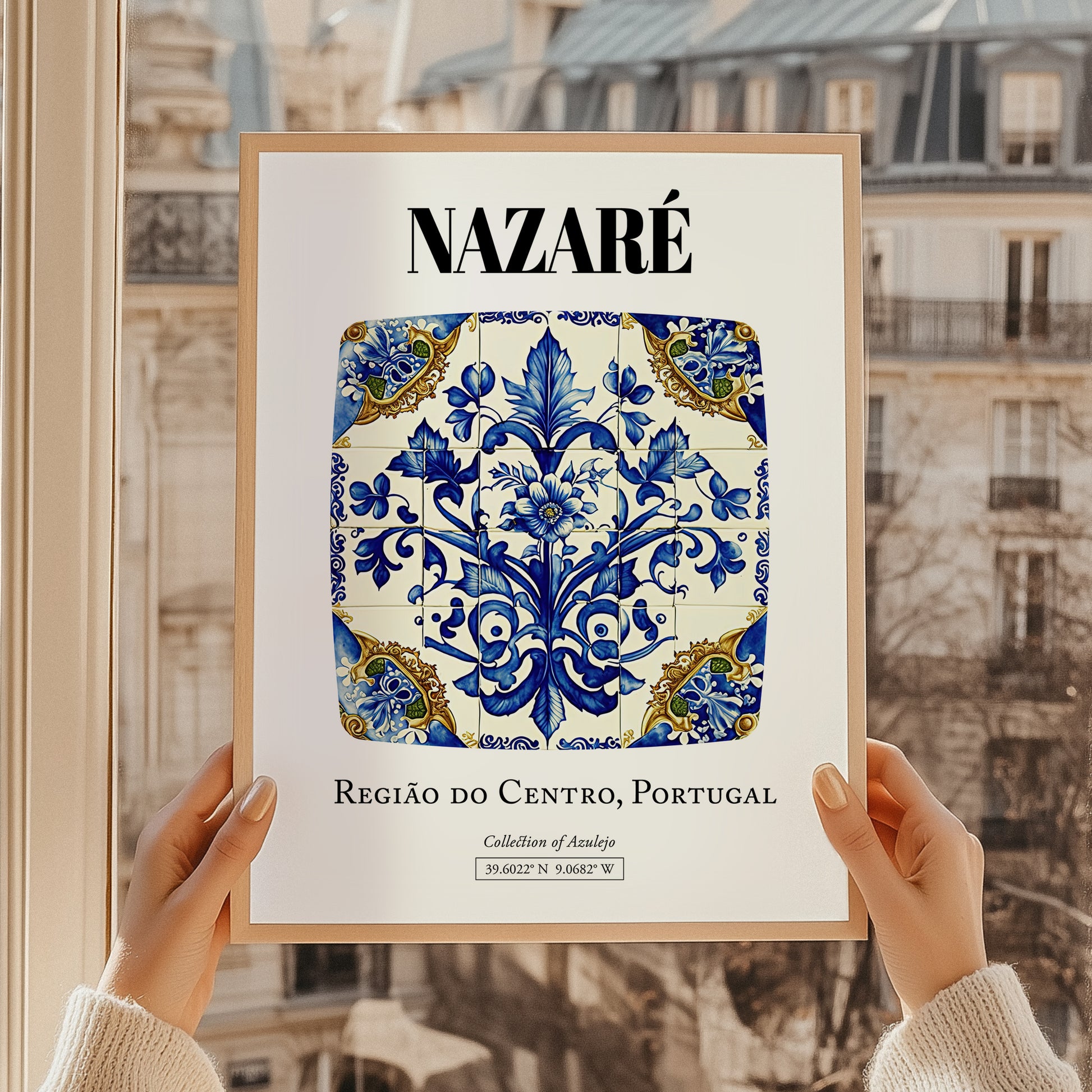 Nazaré, Portugal – Retro Travel Poster