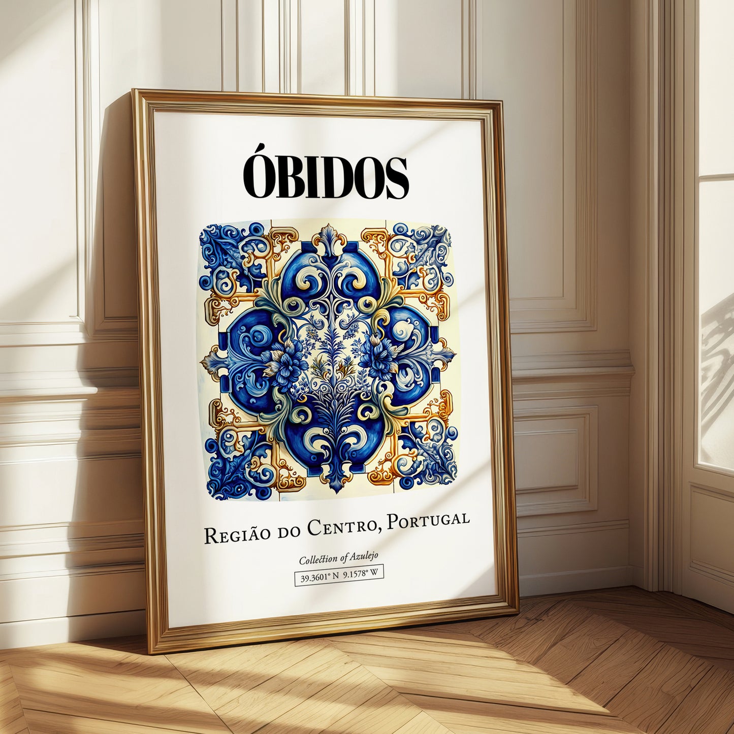 Óbidos, Portugal – Travel Print, styled in a charming Paris street view