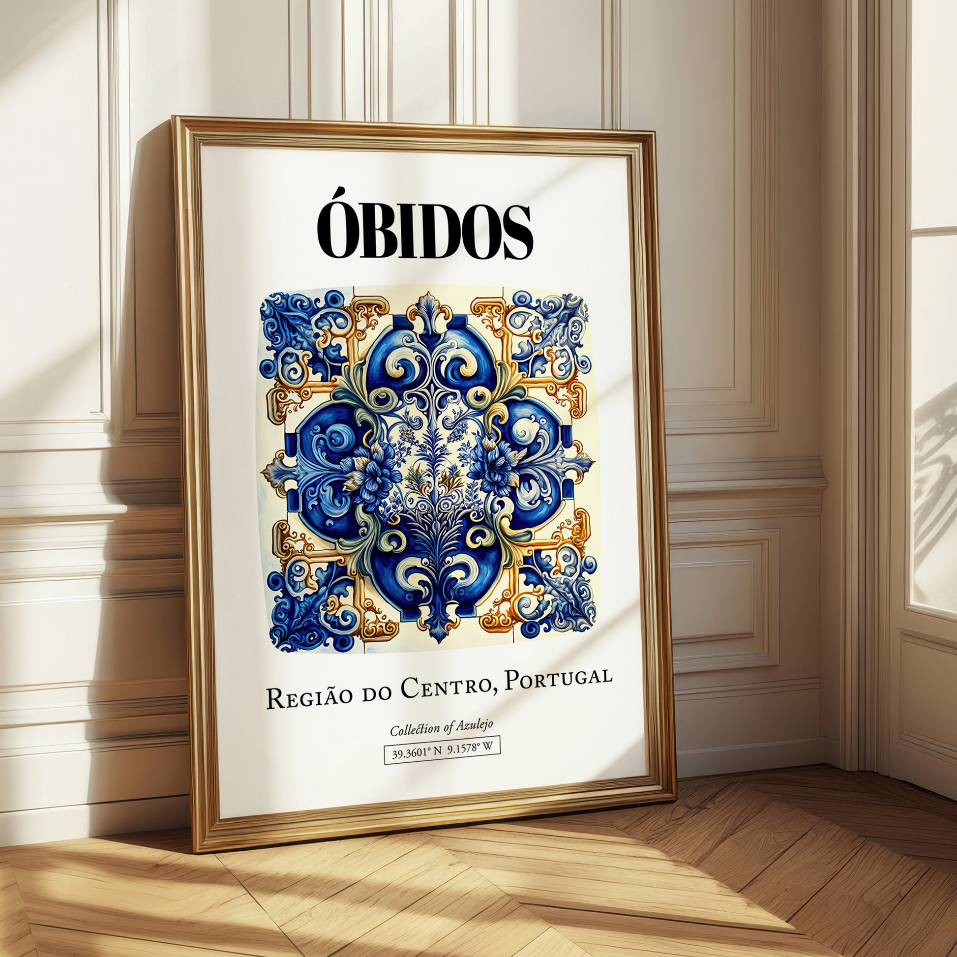 Óbidos, Portugal – Travel Print, styled in a charming Paris street view